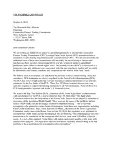 Financial economics / Gary Gensler / Dodd–Frank Wall Street Reform and Consumer Protection Act / Commodity Futures Trading Commission / Futures contract / Financial regulation / Farm Credit Administration / Cooperative / Business / Rural community development / Farm Credit System / United States