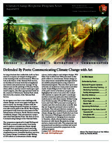 Climate Change Response Program News August 2010 S  c i e n c e