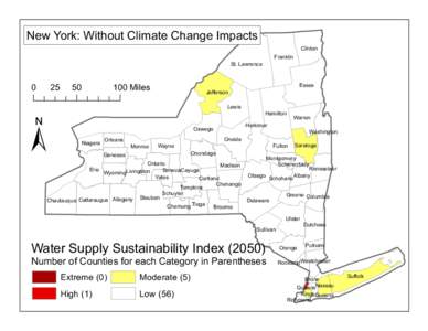 New York: Without Climate Change Impacts Franklin St. Lawrence  0