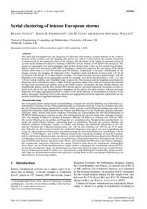 Article  Meteorologische Zeitschrift, Vol. 18, No. 4, Augustc by Gebr¨uder Borntraeger 2009 