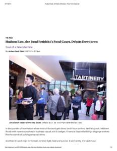 Hudson Eats: 2/5 Stars (Review) | New York Observer THE FEED