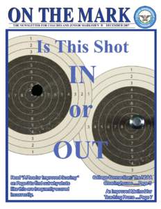 ON THE MARK THE NEWSLETTER FOR COACHES AND JUNIOR MARKSMEN