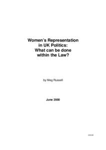Microsoft Word - Women's Representation in BP - What can be done.doc