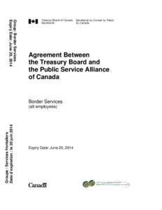 Collective Agreement / Convention collective (Ver[removed])