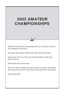 2003 AMATEUR CHAMPIONSHIPS