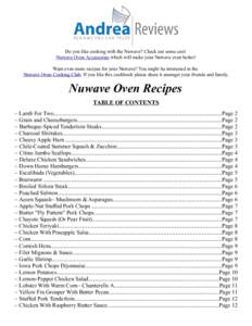 Do you like cooking with the Nuwave? Check out some cool Nuwave Oven Accessories which will make your Nuwave even better! Want even more recipes for your Nuwave? You might be interested in the Nuwave Oven Cooking Club. I