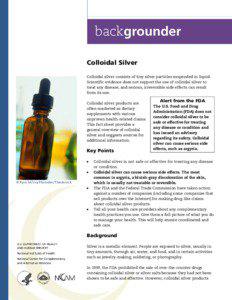 Colloidal Silver