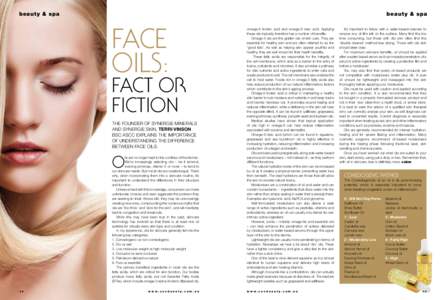 beauty & spa  beauty & spa Face oils: