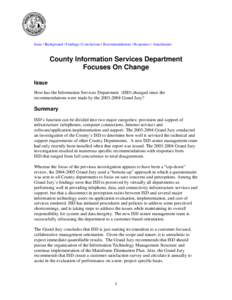 County Information Services Department