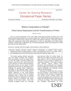 Center for Gaming Research