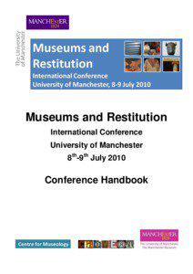 Museums and Restitution International Conference University of Manchester