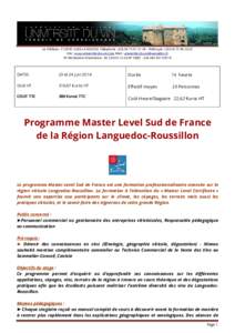 Microsoft Word - master-level-sud-de-france.doc