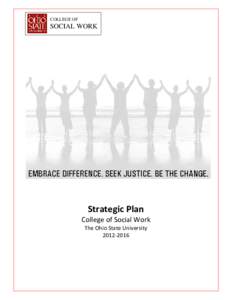 COLLEGE OF  SOCIAL WORK Strategic Plan