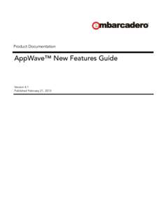 AppWave™ New Features Guide