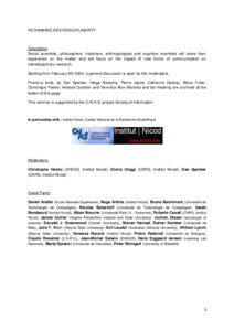 Science / Interdisciplinary fields / Interdisciplinarity / Institut Jean Nicod / Academic discipline / Dan Sperber / Disciplinary / Cognitive science / Center Leo Apostel for Interdisciplinary Studies / Education / Knowledge / Pedagogy