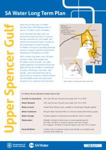 Water supply / Irrigation / Eyre Peninsula / Water treatment / Whyalla / Water resources / Reclaimed water / Port Pirie / Spencer Gulf / Water / Environment / Geography of South Australia