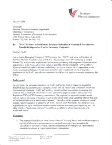 Financial institutions / Actuarial science / Reinsurance / Investment / Offshore finance / Institutional investors / Captive insurance / National Association of Insurance Commissioners / Insurance in the United States / Types of insurance / Insurance / Financial economics