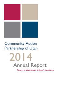 Community Action Partnership of UtahAnnual Report