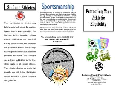 Protecting Your Athletic Eligibility (Read-Only)
