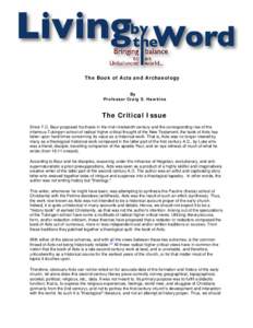 Microsoft Word - The Book of Acts and Archaeology