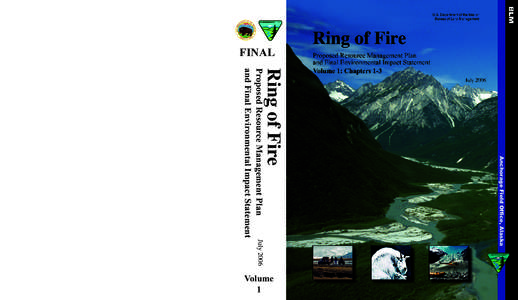 Ring of Fire Proposed RMP and Final EIS; Volume 1; Cover Page