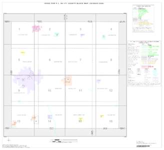 INDEX FOR P.L[removed]COUNTY BLOCK MAP (CENSUS[removed]INDEX MAP LEGEND SYMBOL NAME STYLE