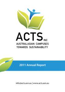 ACTS  INC AUSTRALASIAN CAMPUSES TOWARDS SUSTAINABILITY