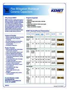 SOLUTIONS  Flex Mitigation Multilayer Ceramic Capacitors  Electronic Components
