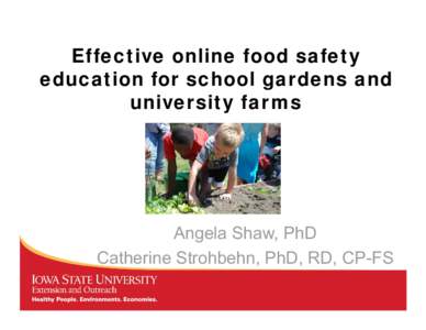 Microsoft PowerPoint - SHAW STROHBEN gardens and farms