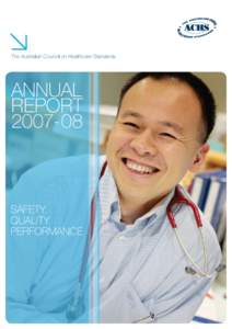 The Australian Council on Healthcare Standards  ANNUAL REPORT[removed]