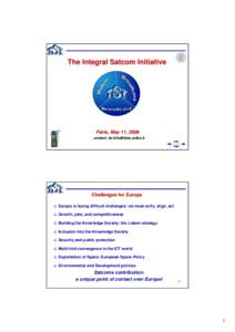 The Integral Satcom Initiative / Information technology / Electronic engineering / Network architecture / National Telecommunications and Information Administration / Technological convergence / Convergence / ISI / Telecommunications / Technology / Electronics