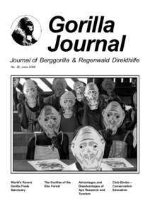 Gorilla Journal Journal of Berggorilla & Regenwald Direkthilfe No. 36, June 2008