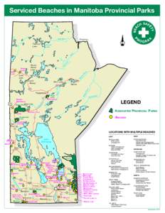 Serviced Beaches in Manitoba Provincial Parks  Seal River TADOULE LAKE