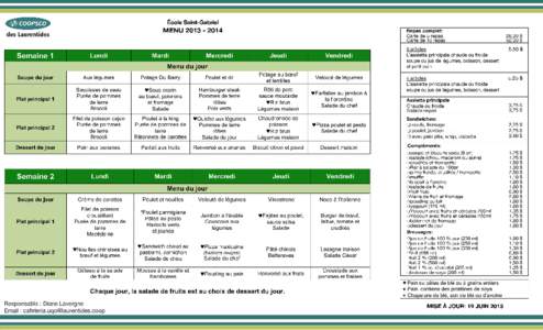 -.t,JiU,·  École Saint-Gabriel MENU[removed]