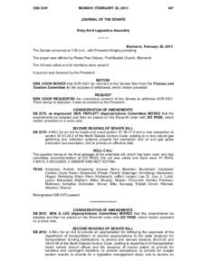 North Dakota Senate / Recorded vote / Quorum / Unruh / United States Bill of Rights / Parliamentary procedure / Government / North Dakota Legislative Assembly