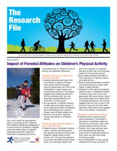 The Research File Summary from the Canadian Fitness and Lifestyle Research Institute and ParticipACTION Issue[removed]