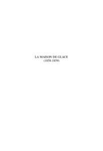 LA MAISON DE GLACE[removed]) ALEXANDRE DUMAS d’après Ivan Ivanovich Lazhechnikov