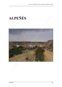Inventario Ambiental de la Comarca Comunidad de Teruel  ALPEÑÉS ALPEÑÉS