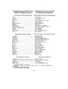 House of Commons Debates / Débats de la Chambre des communes - 1st Parliament, 2nd Session / 1re législature, 2e session - Members of the House of Commons by Constituency / Députés par circonscription