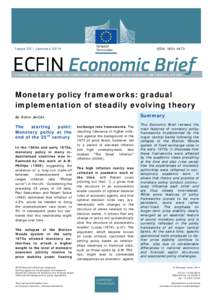 Monetary policy frameworks: gradual      implementation of steadily evolving theory