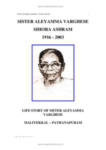 www.kuwaitmarthoma.com  Sister Aleyamma Varghese -Sihora Ashram 1