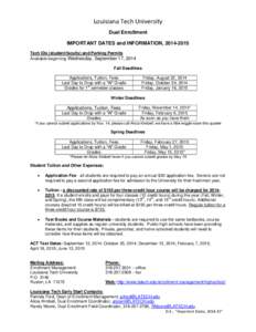 Knowledge / American Association of State Colleges and Universities / Association of Public and Land-Grant Universities / Louisiana Tech University / Course credit / Dual enrollment / Topsail High School / Academia / Academic transfer / Lincoln Parish /  Louisiana