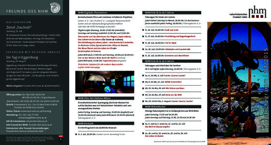 BUS-EXKURSION  Ziesel „hautnah“ Samstag, 25. Juli St. Andrae am Zicksee (Zieselbeobachtung) – Illmitz (Info­ zentrum des Nationalparks, Vortrag: Die Salzlacken