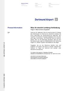 Wizz Air streicht Lemberg-Verbindung DTM[removed]