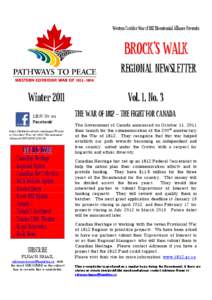 WCA Newsletter Winter 2011