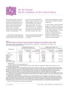 Pacific Islander / Hawaii / Demographics of Oceania