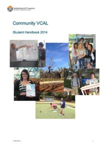 Community VCAL Student HandbookMay