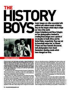 THE  HISTORY BOYS  Iconic images are often associated with