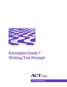 Composition / Academic transfer / Writing assessment / ACT / Rubric / Rhetorical modes / Educational assessment / National Assessment of Educational Progress / Draft:ACT