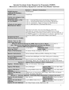 Microwave PORFP Sample Template